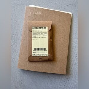 NWT Le Labo Bergamonte 22 Travel